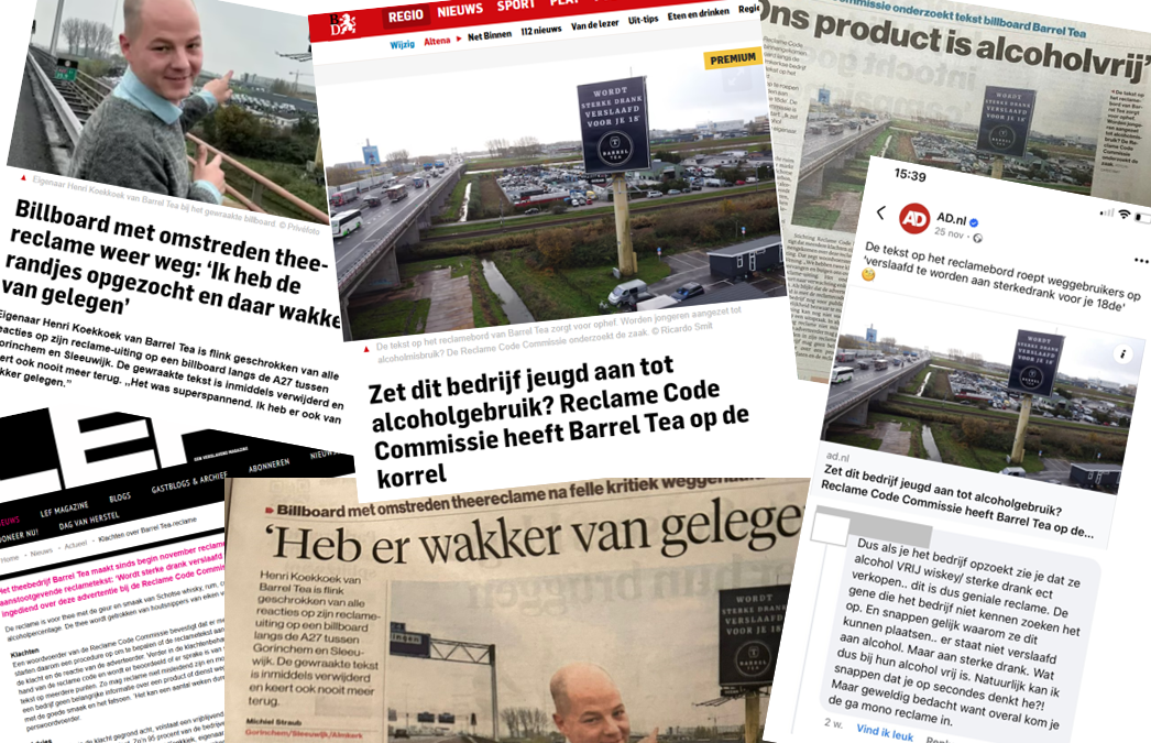 Als klein bedrijf moet je creatief zijn…